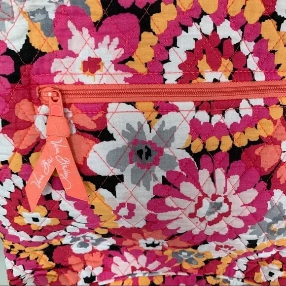 Vera Bradley Crossbody Multi-Zipper Bright Colored Purse - Picture 3 of 13